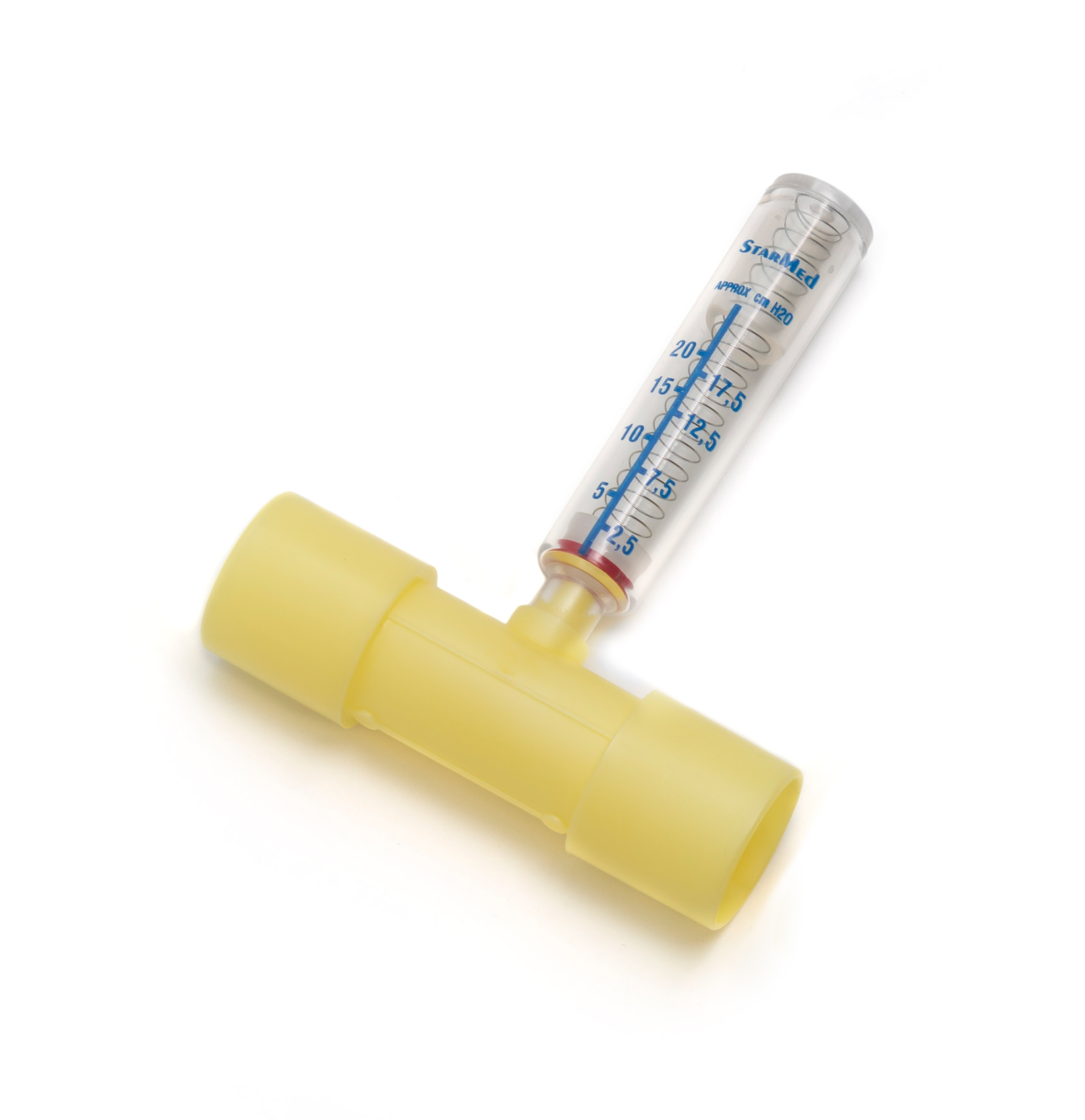 Adaptador 22F/22F con manómetro incorporado (para dar CPAP con los cascos VNI)