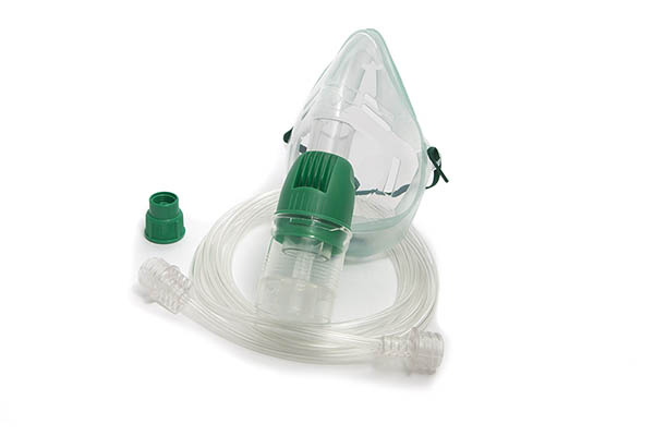 Kit de nebulización HOT Top™2 con mascarilla Intersurgical EcoLite™, base Sure-Loc™ y línea de oxígeno, 2.1m