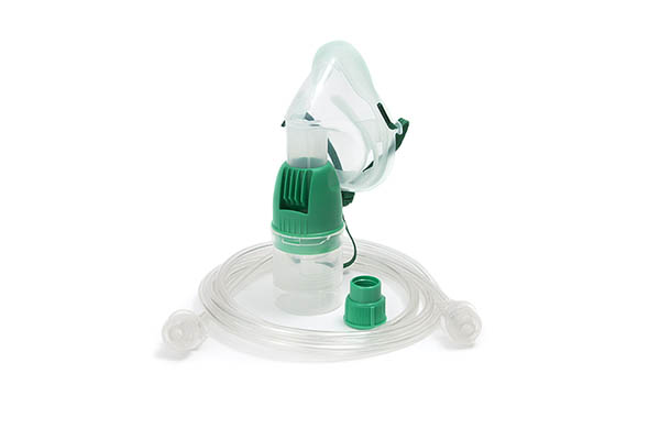 Kit de nebulización HOT Top™2 con mascarilla Intersurgical EcoLite™ pediátrica, base Sure-Loc y línea de oxígeno, 1.8m