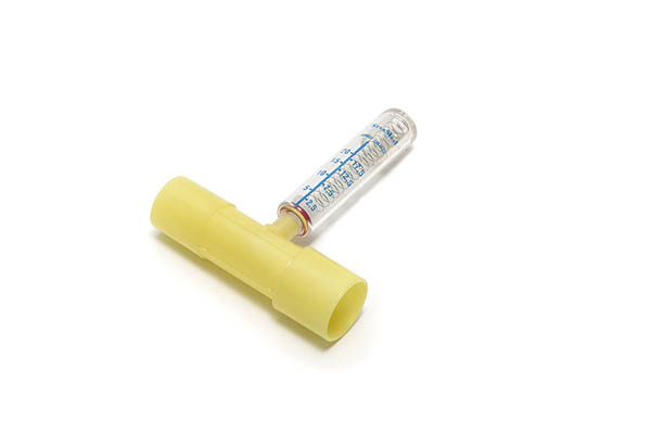 Adaptador 22F/22F con manómetro incorporado (para cascos CPAP sin manómetro)