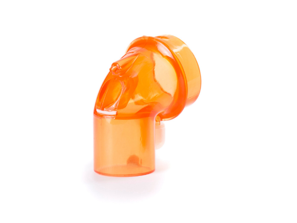 Codo intercambiable BiTrac Select™ con orificio exhalatorio y con válvula anti-asfixia