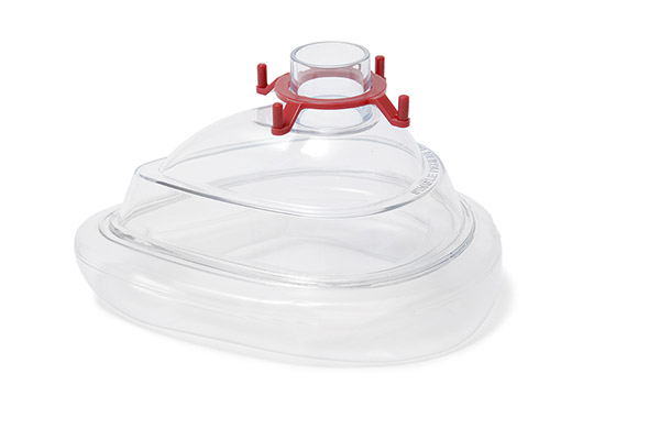 Mascarilla de anestesia clásica, adulto extra grande, con anillo rojo, 22F, tamaño 6