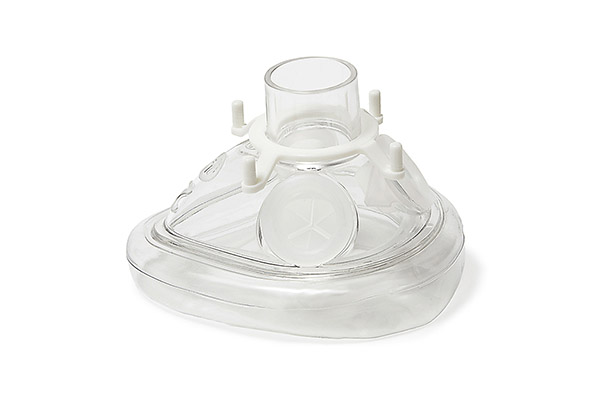 Mascarilla para endoscopia Explorer, pediátrica, color blanco con anillo, 22F, tamaño 2