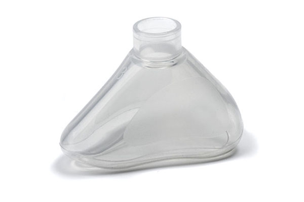 Mascarilla de anestesia de silicona ClearFlex, adulto pequeña, 22F, tamaño 3