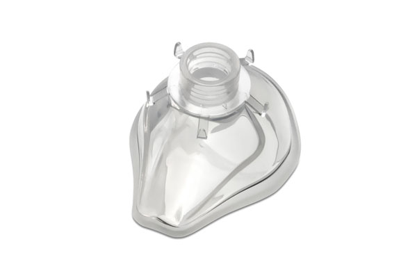 Mascarilla de anestesia de silicona Alterna™, ClearFlex™ transparente, adulto mediana con anillo,  22F, tamaño 4