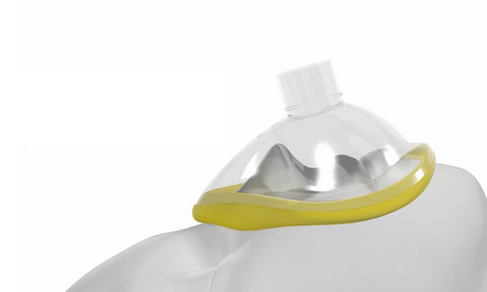  QuadraLite es una mascarilla de anestesia única desarrollada por Intersurgical