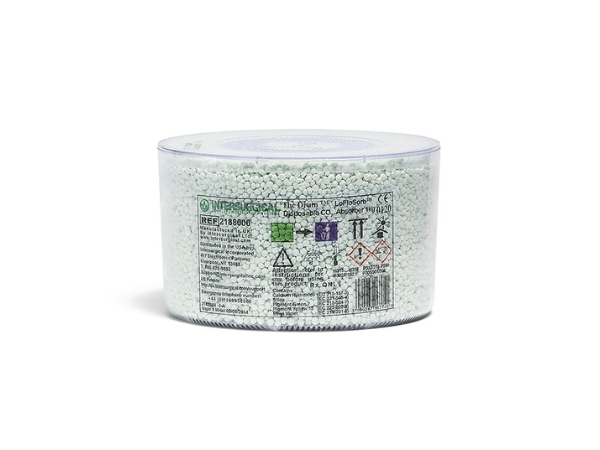 Cartucho absorbente de CO2 LoFloSorb desechable tipo Drum, cambio de color verde a violeta