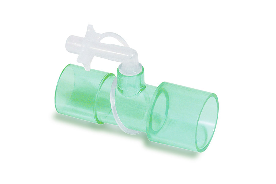 Conector recto 22M-22F con conector de oxígeno de 6mm