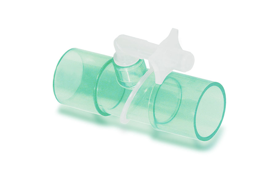 Conector recto 22M-22M con conector de oxígeno de 6mm