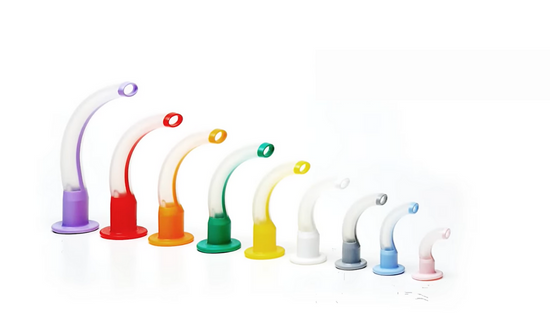 Cánula Guedel de una sola pieza