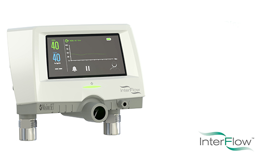  i-flo™  high flow nasal cannula on InterFlow™ Respiratory Gas Blender set up guide