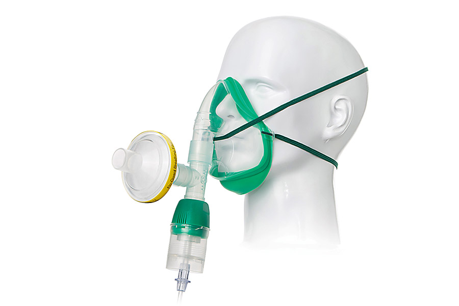 FiltaNeb™, Kit de mascarilla de adulto EcoLite™ de Intersurgical no ventilada, con nebulizador Cirrus™2, filtro y línea de oxígeno de 2,1m