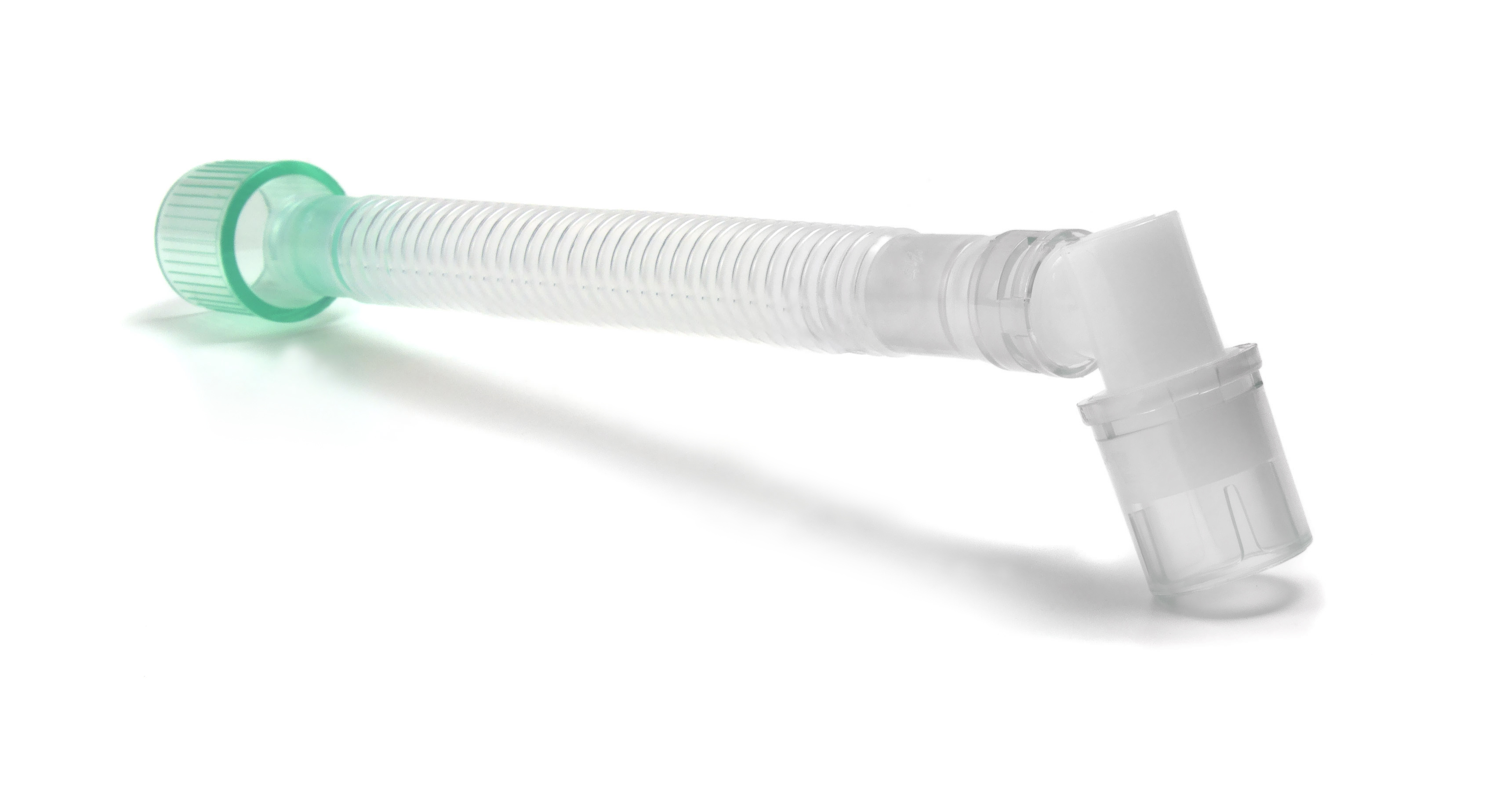 Conexión paciente flexible 22F con codo de doble giro 22M/15F, ≥170mm