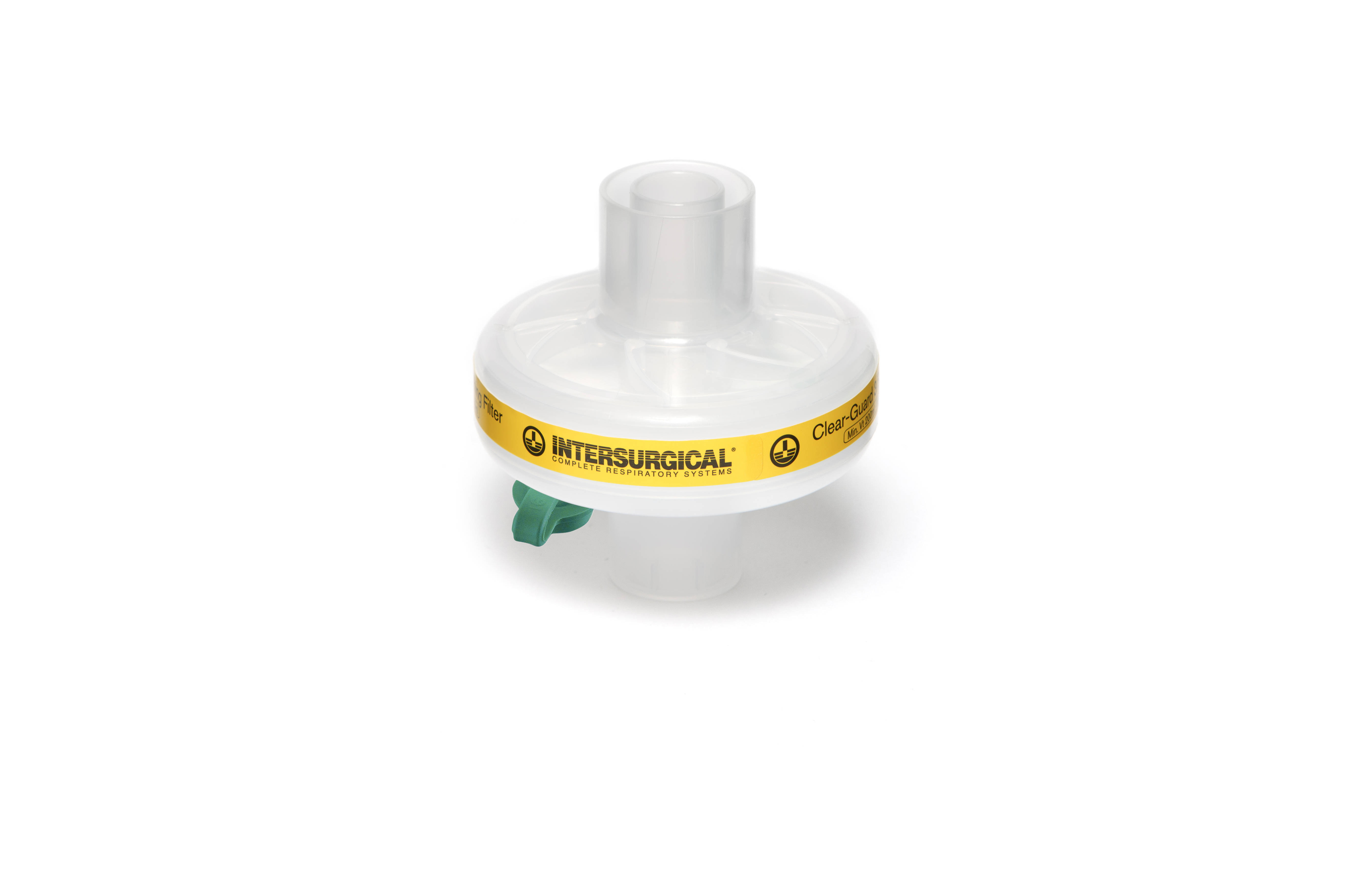 Filtro respiratorio Clear-Guard™ 3 con puerto de monitorización