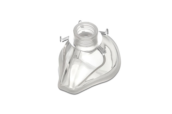 Mascarilla de anestesia de silicona Alterna™, ClearFlex™ transparente, adulto pequeña con anillo, 22F, tamaño 3