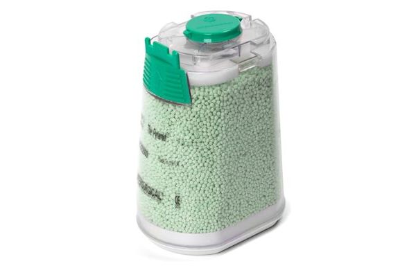Cartucho absorbente de CO2 LoFloSorb desechable tipo Pirámide, cambio de color verde a violeta