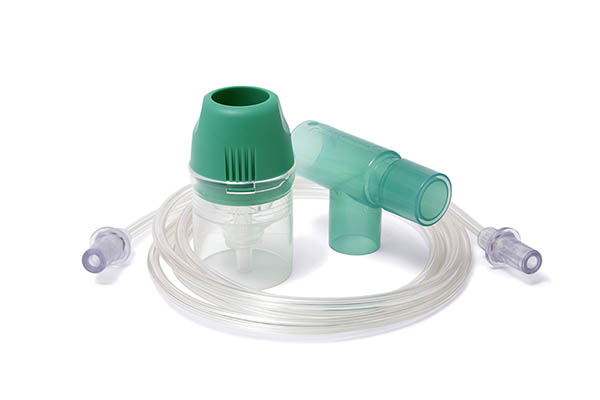 Kit de nebulización Cirrus2 con pieza en T para circuitos respiratorios de 22mm y línea de oxígeno, 1.8m