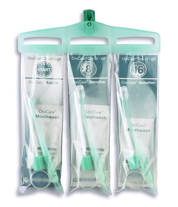 Kit diario OroCare™ con Clorhexidina - q8 (kit para intervenciones cada ocho horas)