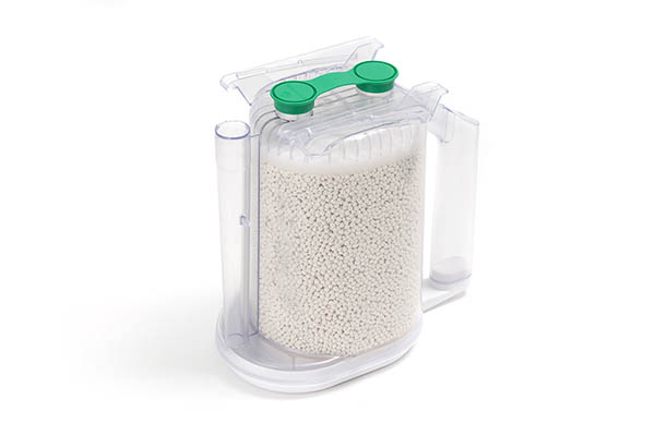 Cartucho absorbente de CO2 Spherasorb desechable tipo IS Can, cambio de color blanco a violeta